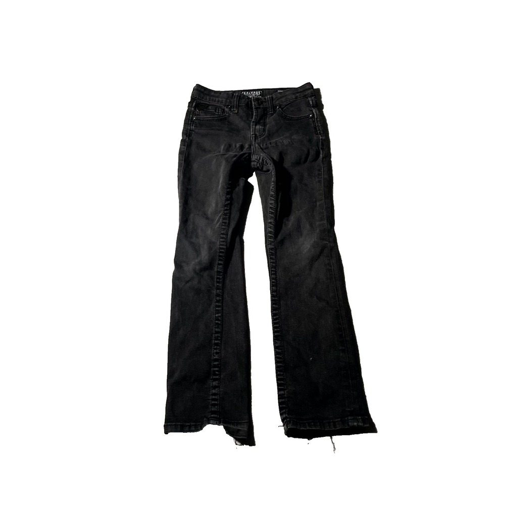 Buckle Salvage Chaos‎ Bootcut Jeans Womens 10 Black Denim Regular Fit Dark Wash